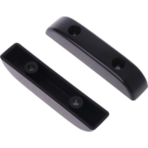 2pcs Fender Black Thumb Rest/Tug Bar/Finger Pull For Jazz Precision Bass Guitar