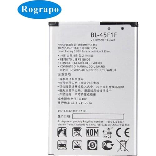 2410mAh BL-45F1F Replacement Phone Battery For LG k8 K4 M160 LG Aristo MS210 X230K M160 X240K LV3 (2017 version K8) BL 45F1F
