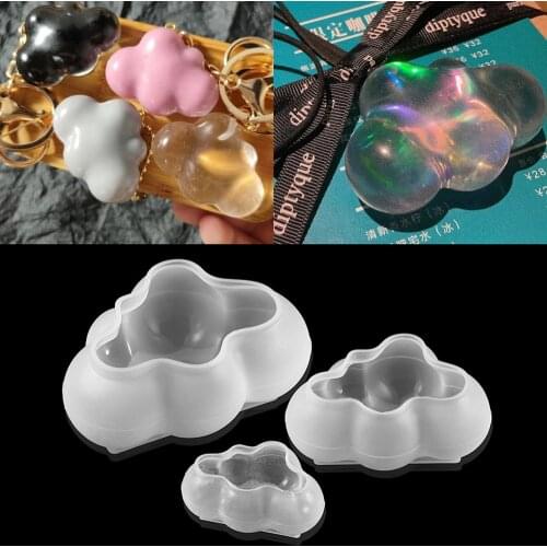 3D Cloud Silicone Resin Epoxy Molds Ice Cube Candy Soap Candle Epoxy Resin Mold Cake Decoration For DIY Jewelry Baking Tools