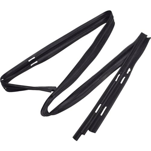 4PCS Front/Rear Door Window Glass Run Channels for Pajero Mmontero II V32 V43 V44 V45 V46 MB669185 MB669186 MB677563 MB677564