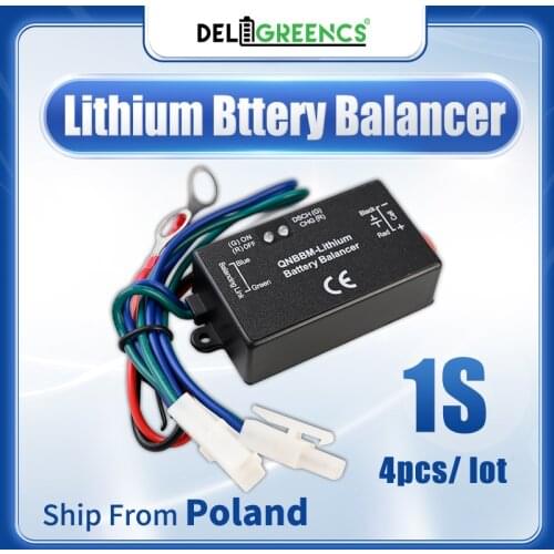 Battery Active Equalizer 1S Balancer BMS 3.2V 3.7V rated Lithium LiFePO4 Li-ion 2.4V LTO 18650 Battery pack with Led indicator