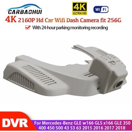 HD 2160P Night Vision Wifi car dvr dash cam For Mercedes-Benz GLE w166 GLS x166 GLE 350 400 450 500 43 53 63 2015 2016 2017 2018