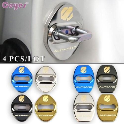 Ceyes Car Styling Car Accessories JDM Case For Toyota Alphard Harrier Lexus Vellfire Wish Voxy Car Emblems Stickers Car-Styling
