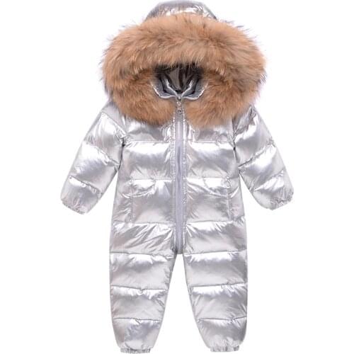 Winter Baby Snowsuit Overalls Clothing 90% Duck Down Jacket For Kids Girl Coat Park For Infant Boy Snow Suit Wear Clothes