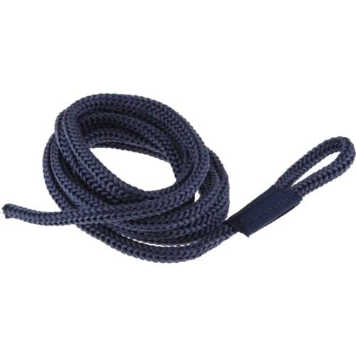 Double-Braided Nylon Lines Dockline for Marine Boats Docking (Dark Blue, L: 5 ft. D: 1/4 inch)