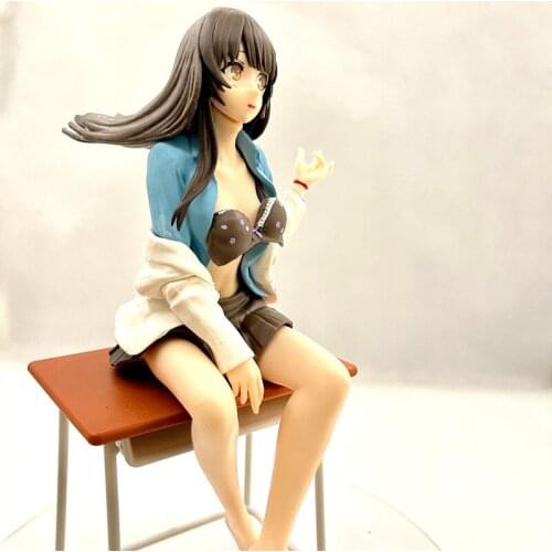 25cm My Girl Friend Ran Senpai Illustration by Kina Kazuharu Action Figure Daiki kougyou Sexy Girl Anime Figure Collectible Toy