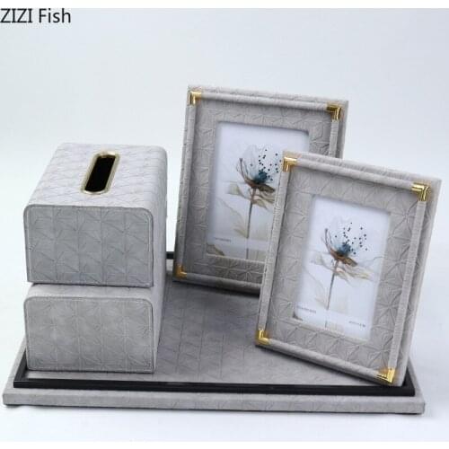 European Cloth Pictures Frame Room Aesthetics Bedside Table Family Portrait Photo Frame 6/7 Inch Photo Frames Nordic Home Decor