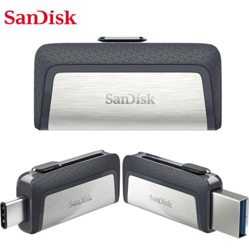 SanDisk Type-C USB 3.1 Dual interface OTG Pen Drive 256GB 128GB 64GB 32GB Ultra Dual Drive USB 3.1 Type-C up to 150M/s