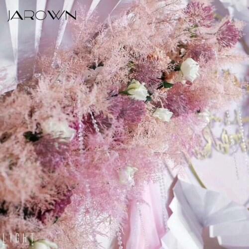 JAROWN Nordic 6 Fork Misty Flower Wedding Decor DIY Flower Arrangement Accessories Pine Needle Home Party Decoration