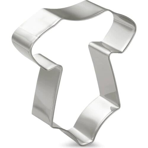 KENIAO Onesies Cookie Cutter for Baby Shower & Birthday Biscuit / Fondant / Pastry / Bread Cutter - 7.7 x 8.6cm- Stainless Steel