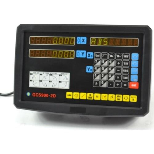 2 AXIS Digital Readout Console Display DRO KITS With Linear Scale 0.005mm Linear Encoder Measure Tools For Mill Machine & Lathe