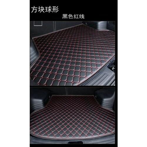 Car trunk mat pu leather cargo liner for Citroen QUATRE Triomphe elysee Picasso C2 C4 C5 C4L interior accessories free shipping