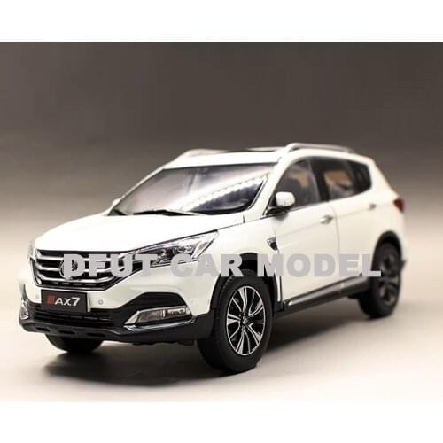 Diecast 1:18 Alloy Pull Back Toy AX7 MPV Car Model Of Childrens Toy Cars Original Authorized Authentic Kids Toys
