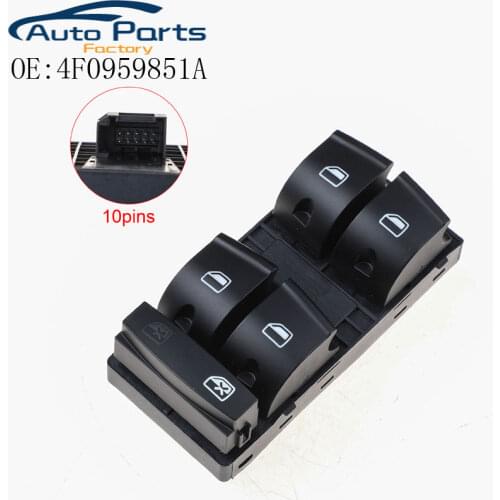 New Power Window Switch For Audi A3 A4 B6 Q7 A6 RS6 4F0959851A Switch Button