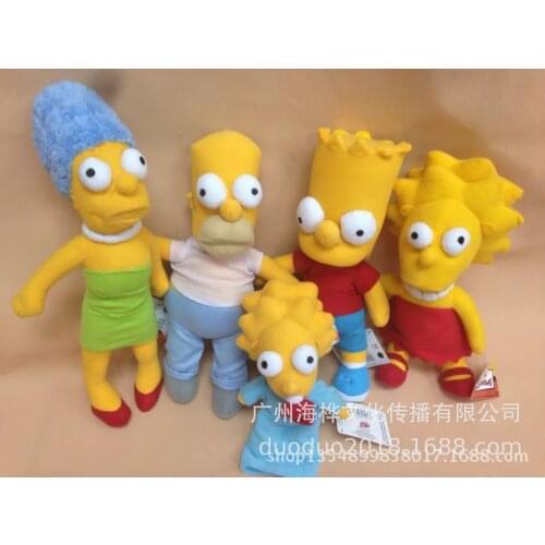 Simpsoning Anime characters Plush toy Childrens toys birthday gifts baby sleeps Soothing doll