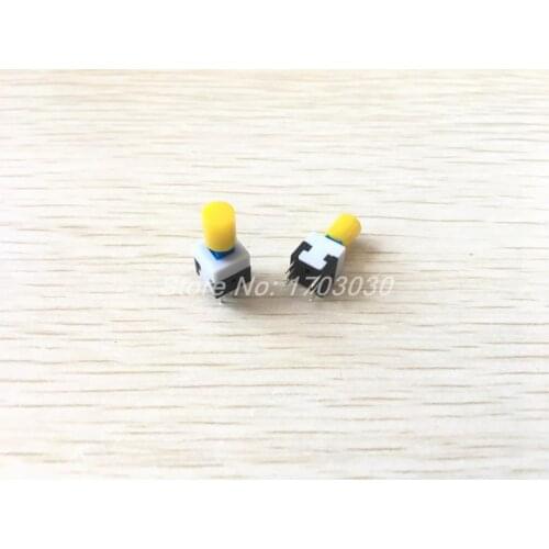10 Pcs PCB Momentary Tactile Tact Push Button Switch 6 Pin 8 x 8mm x 18mm w Cap
