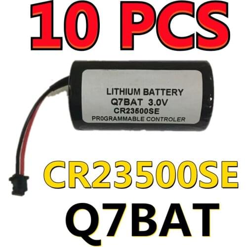 10PCS New Genuine For Mitsubishi CR23500SE Q7BAT 3V PLC Lithium Battery