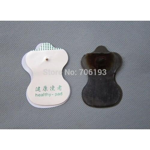 100pcs/lot health herald care Electrode Pads for EMS Tens Acupuncture,Slimming massage Digital Therapy Massager