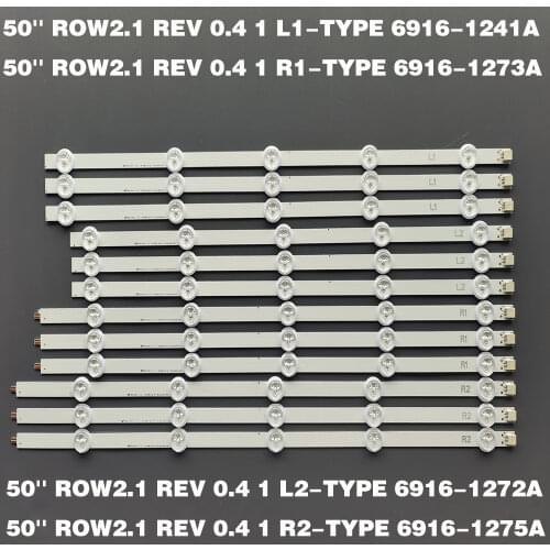 12 LED strips for LG 50 "TV 50LN5400 50LN577s 50LN570 50LA620v 50LA620s 50LN575 50LN578 50LA613 50LN5200 50LA620 brand new