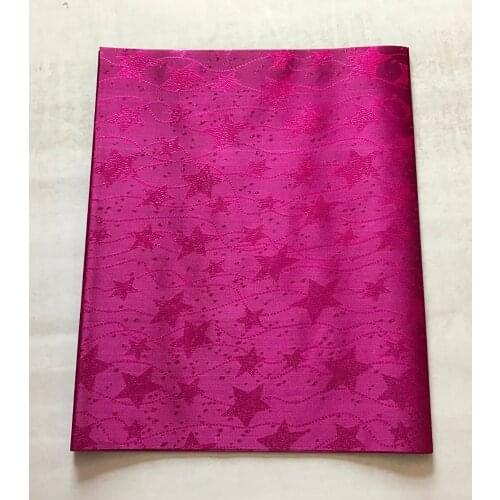 2018 New Design Sego Headtie High Quality African Headtie,Star Design African Gele&Ipele 2pcs/pack Magenta Headties