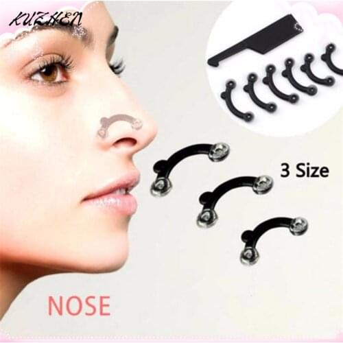 6PCS/Set Nose Up Lifting Bridge Shaper Women Beauty Massage Tool No Pain 3 Sizes