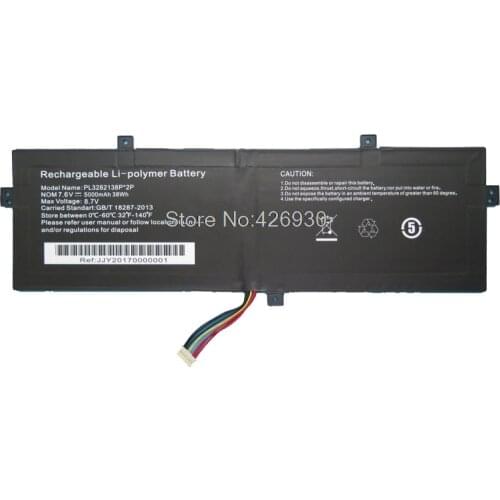 Laptop Battery PL3282138P*2P 7.6V 5000MAH 38WH 10PIN 7line new