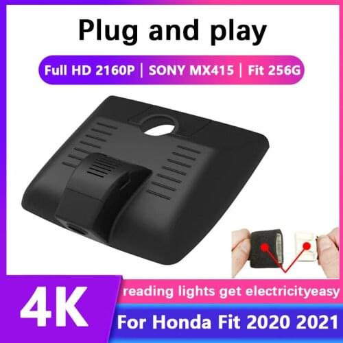 Plug and play Car Video Recorder Dash Cam Camera For Honda Fit 1.5 L CVT Tide Run Pro Edition 1.5L CVT Chaoyue Max Edition HD 4K