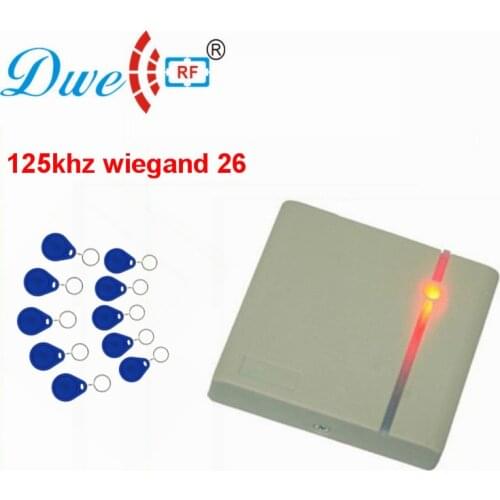 DWE CC RF Access Control Reader Black Rfid Proximity Scanner 125khz EM ID TK4100 For Access Control System D203A