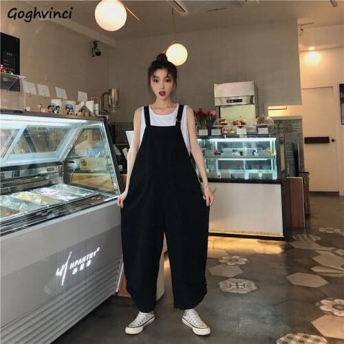 Jumpsuits Women Designer BF Loose All-match Bottoms Female Ankle-length Casual Fashion Harajuku Fashion Trousers Ladies Chic Ins