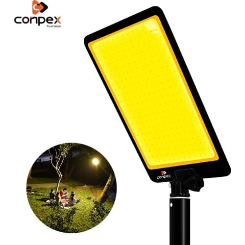 Outdoors Portable Led Spotlights Rechargeable LED Work lamps Cob Telescopic Pillar Camping Lights For Fishing Road Travel Party