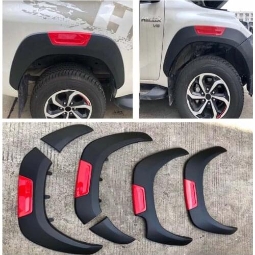 SMALL STYLING MOULDINGS AUTO ORIGNAL FENDER FLARE ACCESSORIES FIT FOR HILUX REVO ROCCO 2015-2020 2021 V6 PICKUP CAR ACCESSORIES