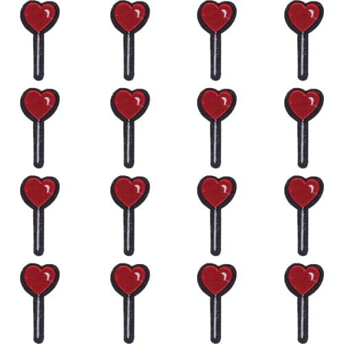 Prajna Wholesale Heart Iron On Patch Cheap Embroidered Patches For Clothing Stickers Kid Patches On Clothes Cartoon Patch Badges