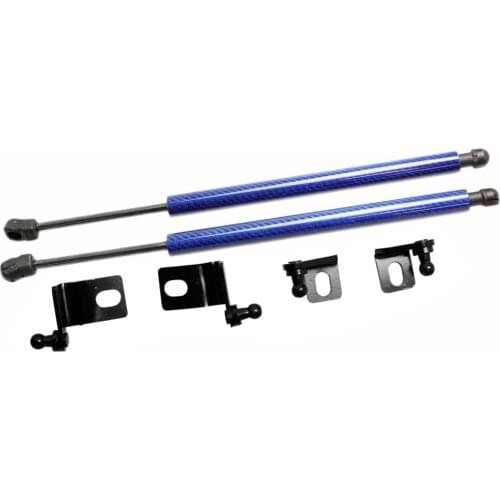 For Kia Stonic 2017-2019 for KIA kx1 Front Hood Bonnet Modify carbon fiber Gas Struts Shock Damper Lift Supports Absorber