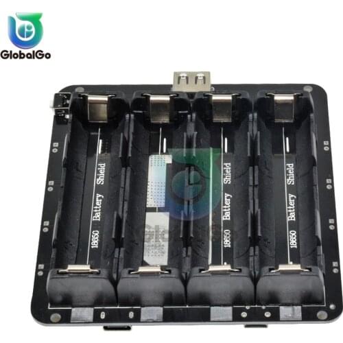 Two Voltage 4X18650 Lithium Battery Shield V9 Mobile Power Expansion Board Module 5V/3A 3V/1A Micro/Type C USB ESP32 ESP826
