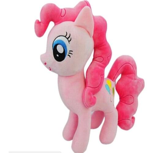 30cm High Good Quality Pink Rose Red Horse Unicorn Stuffed PP Cotton Soft Plush Doll Toy