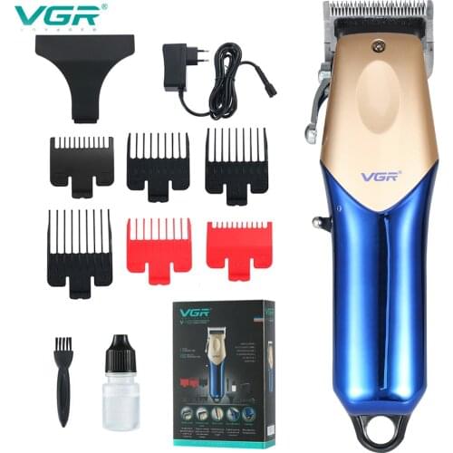 VGR barber professional hair clipper man electric hair cutting machine haircut hair trimmer compatible for wahl magic clip blade