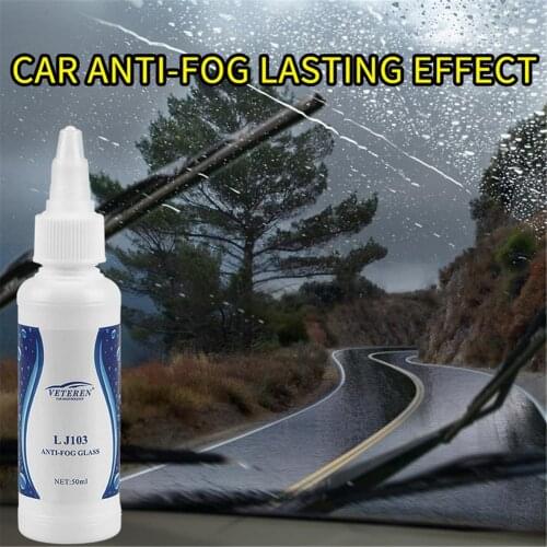 50ml Anti-fog Agent Automotive Antifogging Agent Glasses Helmet Defogging Auto Car Glass Nano Hydrophobic Window Coating Spray