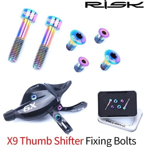 RISK Bike Bicycle Thumb Shifter Derailleur Lever Fixing Bolts Screw Set Unit For SRAM GX/GX Eagle/X9/X01/X01 eagle/XX1/XX1 Eagle