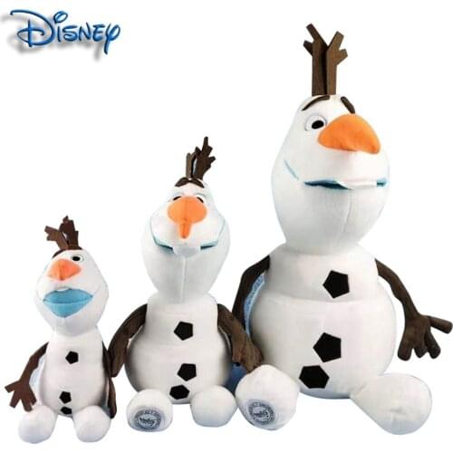 23-50cm Disney "Frozen" Snowman Olaf Plush Toy Stuffed Plush Doll Cartoon Plush Stuffed Animal Doll Christmas Gift Children Doll