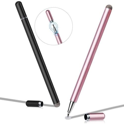 2 In 1 Capacitive Stylus Pen Laptop Tablet Smart Phone Touched Screen Pen For iphone Xiaomi Huawei Samsung Tablet Drawing Pencil
