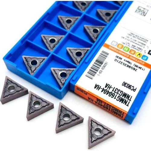TNMG160404 TNMG160408 HA PC9030 Tool Lathe Parts Tool TNMG 160404 Turning Carbide Insert NC Tool U-shaped Drill Groove Cutting