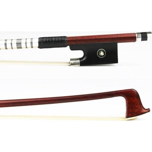 High quality! 4/4 Size Hard Carbon Fiber Violin Bow Pernambuco Skin,Good balance