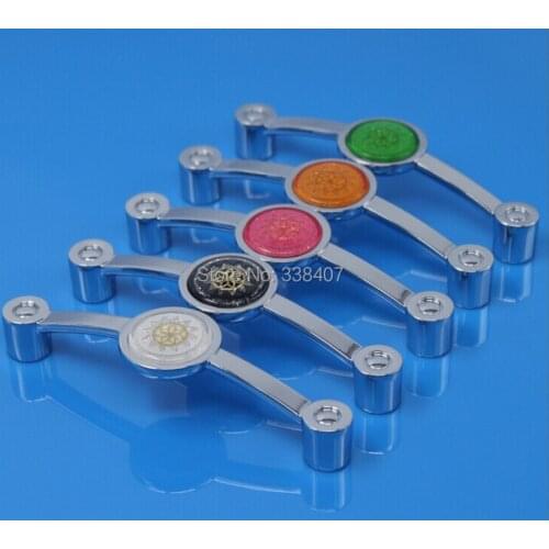 High Quality Silver Cabinet Handles Crystal Kitchen Handles Free Shipping Furniture Handles