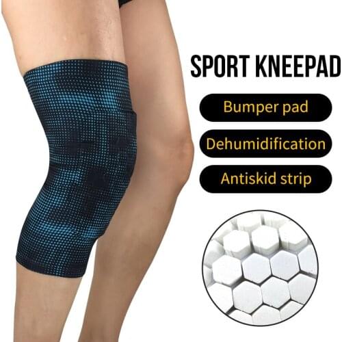 1Pair Crashworthy Elastic Knee Protection Protect Patella With Sponge Pad Suitable For All Kind Of Sports Prone To Collisions