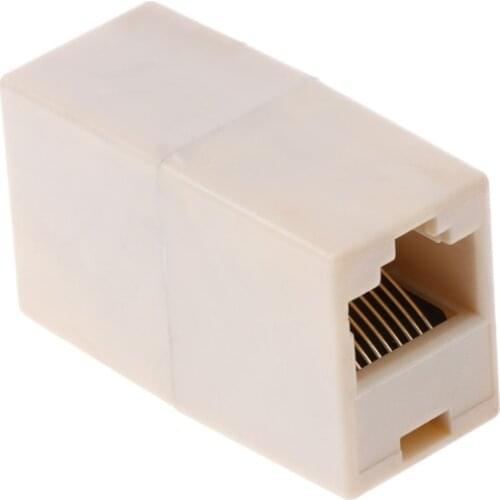 1Pc RJ45 CAT5 CAT5E Network Ethernet Connector Adapter