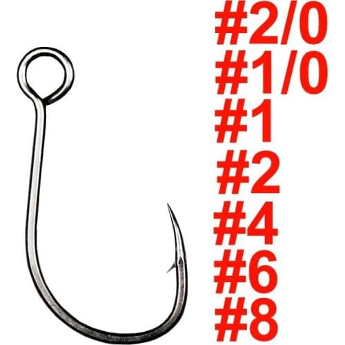 100 or 20 pcs big eye fishing hook Single Crank hook fishhook fish hook for Crankbiat Minnow Stickbait Wobblers Lure Bait