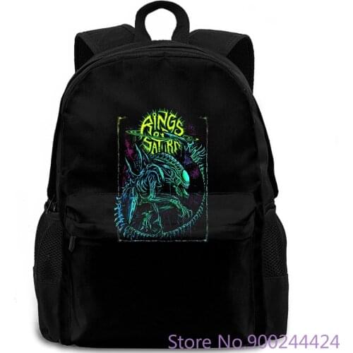 15 designs Rings of Saturn Alien Band Rock Brand Hardrock heavy thrash Metal deathcore 100% camiseta Streetwear backpack