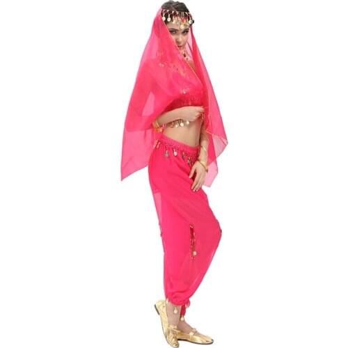 3pcs/set Adult Belly Dance Costume Bollywood Costume Indian Dress Bellydance Dress Triba Gypsy Belly Dancing Costume Sets Tribal