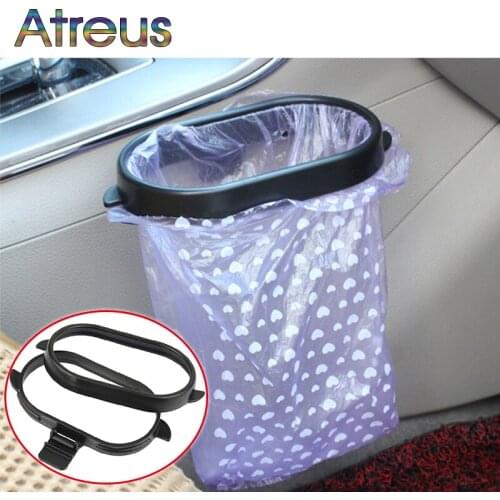 Atreus Car Rubbish Bin Trash Bag Rack For Volvo Toyota Renault Chevrolet cruze Opel astra h Nissan qashqai Peugeot 307 308 407