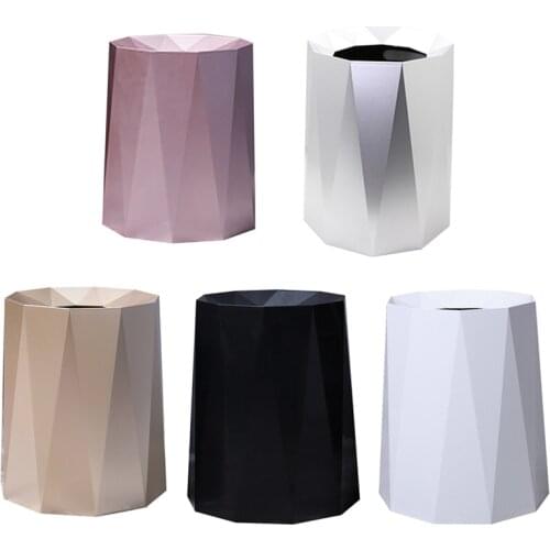 Household Trash Can Simple Trash Can Without Cover Multifunctional Home Office Living Room